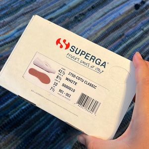 NWT White Superga City Classic Sneakers Women’s 10